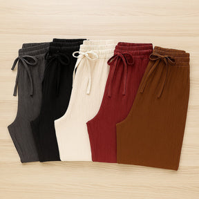 [Llevá 5, Pagá Solo 3] Pantalón Femenino Soline Pantalón con Cintura Elástica en Poliamida, Poliéster y Spandex